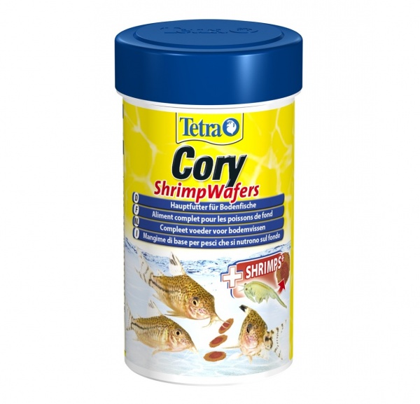Tetra Cory ShrimpWafers 100 мл - корм для коридорасов и других донных рыб