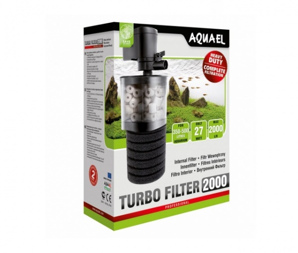 Aquael TURBO FILTER 2000 Турбо фильтр тройной очистки 2000 л/ч  350-500л