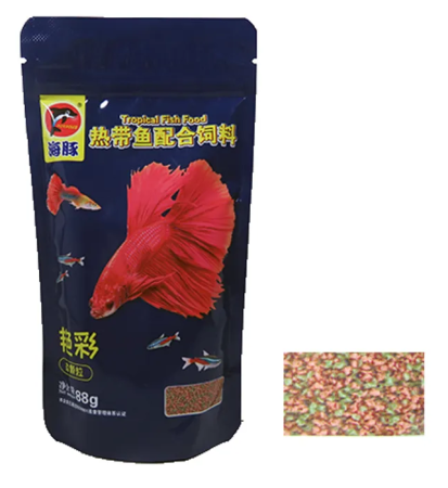 Porpoise Porpoise Tropical Fish Food 88g Корм для петушков и лабиринтовых