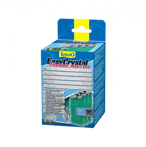 Tetra EasyCristal FilterPack C 250\300 Фильтрующие сменные картриджи с углем 3 шт.