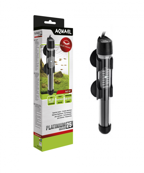 AQUAEL PLATINUM HEATER 25w. Терморегулятор на 10-25л.