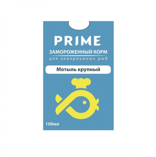 Мотыль крупный в блистере 100 гр. Prime