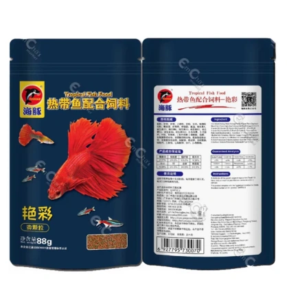 Porpoise Porpoise Tropical Fish Food 88g Корм для петушков и лабиринтовых