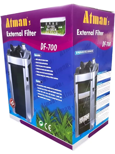 Atman ATM-DF-700 Фильтр внешний для аквариума до 160 литров, 820 л/ч, 12W