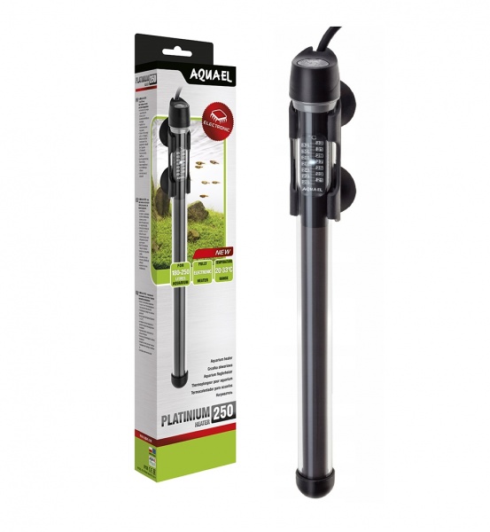 AQUAEL PLATINUM HEATER 250w. Терморегулятор на 180-250л.