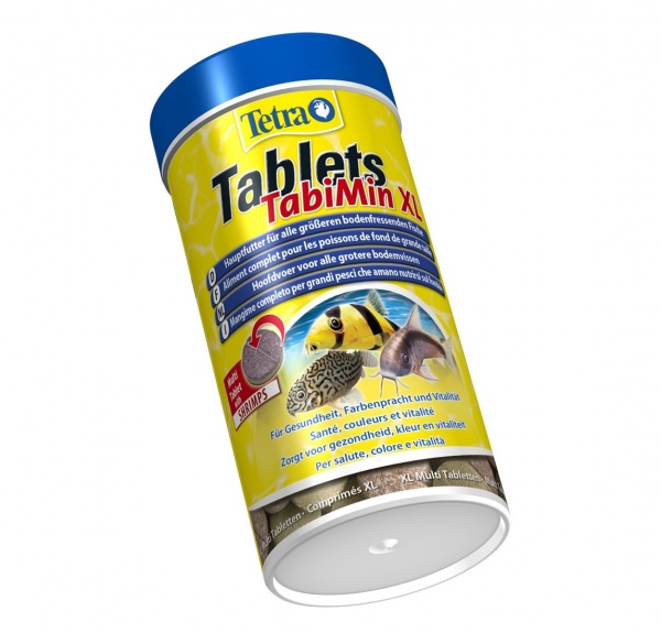 Tetra Tablets TabiMin XL 133 таб (250 мл) - корм для крупных донных рыб