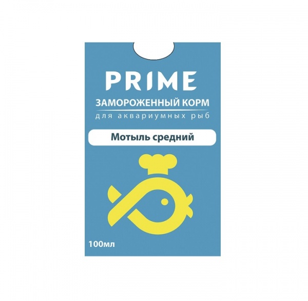 Мотыль средний в блистере 100 гр. Prime