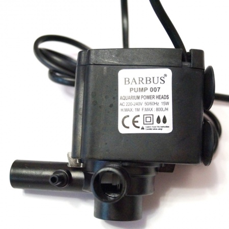Barbus Помпа с LED подсветкой 800л/ч 15Вт PUMP 007