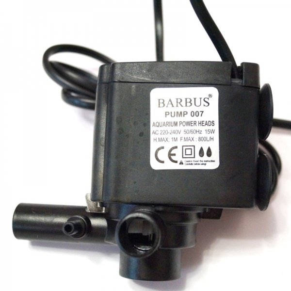 Barbus Помпа с LED подсветкой 800л/ч 15Вт PUMP 007